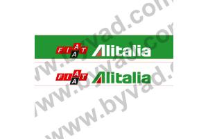 LETTRAGE FIAAT ALITALIA sans fond