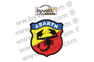 Autocollant sticker de toit ABARTH 1980