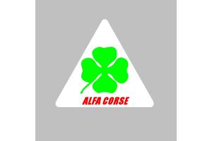 2 stickers Alfa Roméo Corse