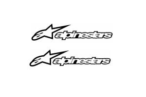 2 stickers Alpinestar