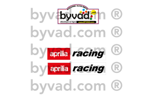 Kit 2 Stickers APRILIA RACING