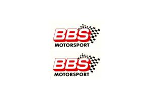 2 Stickers BBS Motorsport