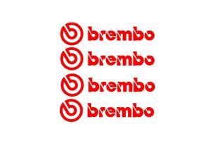 4 Stickers Brembo