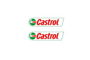 Kit deux stickers CASTROL modèle 2