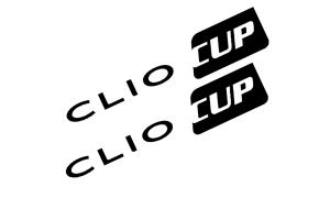 Kit 2 stickers Clio Cup 30 cm