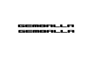 Kit deux stickers 'GEMBALLA'