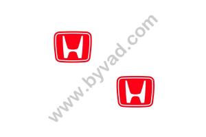 2 Stickers Logo Honda