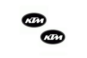 2 Stickers KTM Racing
