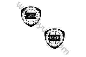 2 Stickers Lancia