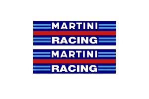 Kit deux stickers 'MARTINI RACING' 50 cm