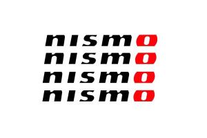 Kit 4 stickers Nismo modèle 2