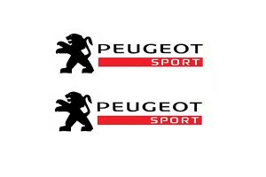 2 Stickers PEUGEOT SPORT 