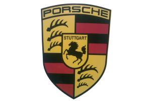Kit deux stickers Logo Porsche Vintage