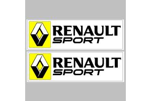 2 stickers logo Renault Sport