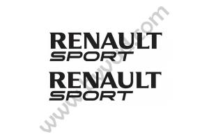 2 stickers logo Renault Sport