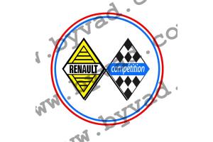 LOGO RENAULT COMPETITION 6 CM