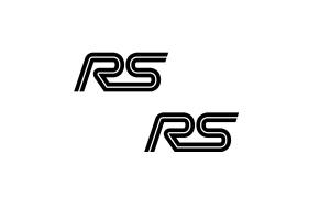 Stickers"RS" x 2