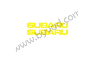 2 Stickers SUBARU 15 cm