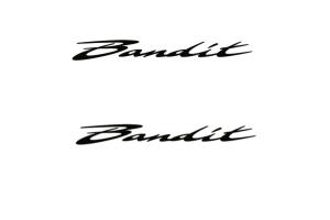 2 Stickers Suzuki  Bandit