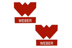 2 Stickers WEBER