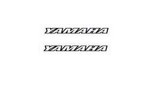 2 Stickers Texte Yamaha