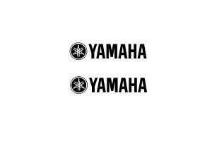 2 Stickers Texte Yamaha