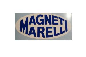 2 Stickers MAGNETI MARELLI FOND BLANC