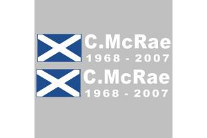 2 Stickers Colin Mc Rae