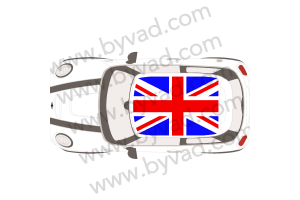 Sticker de toit Union Jack MINI