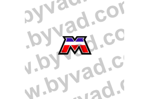 Autocollant M Tricolore Mobylette et SoleX Motobecane
