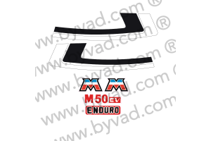 Kit autocollants MOTOBECANE ENDURO M50 EV Phase 1