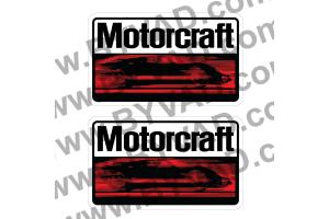 2x Autocollant Motorcraft vintage