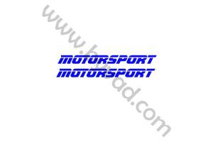 kit 2 stickers MOTORSPORT 50 cm