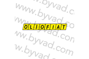 Sticker Olio Fiat