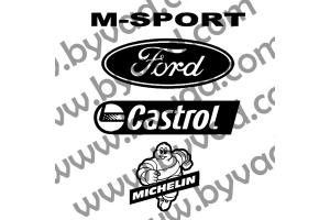 Pack stickers Sponsors Ford