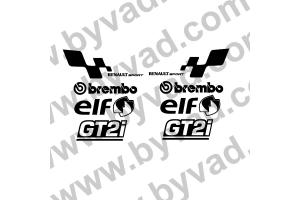 Pack stickers Sponsors Renault Sport