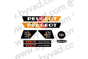 Kit autocollants Peugeot 103 MVL