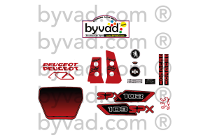 Kit autocollants Peugeot 103 SPX LC