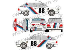 Kit déco Peugeot 309 Turbo Coupe