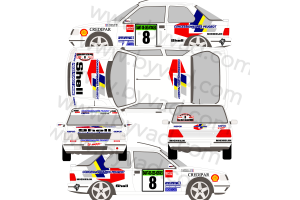 Kit déco Peugeot 309 GCAP Alsace Vosges 1992