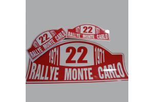 Kit 3 plaques Monte Carlo