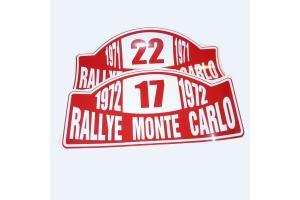 1 plaque rallye Monte Carlo