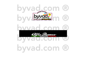 Bandeau pare soleil Alfa Roméo Italie