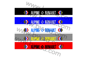 Bandeau pare soleil Alpine Renault compétition