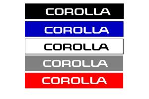 Bandeau pare soleil Toyota Corolla
