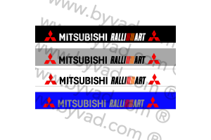 Bande pare soleil Mitsubishi Ralliart