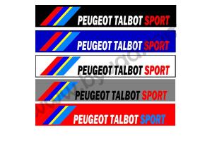 AUTOCOLLANT STICKER PARE BRISE PARE SOLEIL BLEU PTS PEUGEOT 309