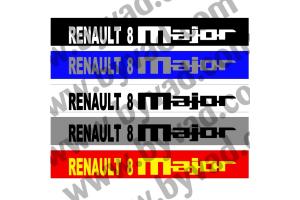 Bandeau pare soleil Renault 8 Major