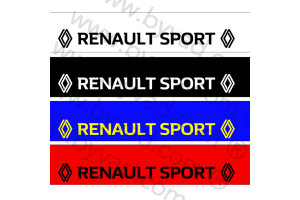 Bandeau pare soleil Renault Sport nouveau logo 2023