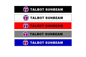 Bandeau pare soleil Talbot Sunbeam